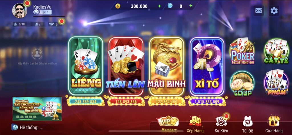 gam bài đổi thưởng, game đánh bài